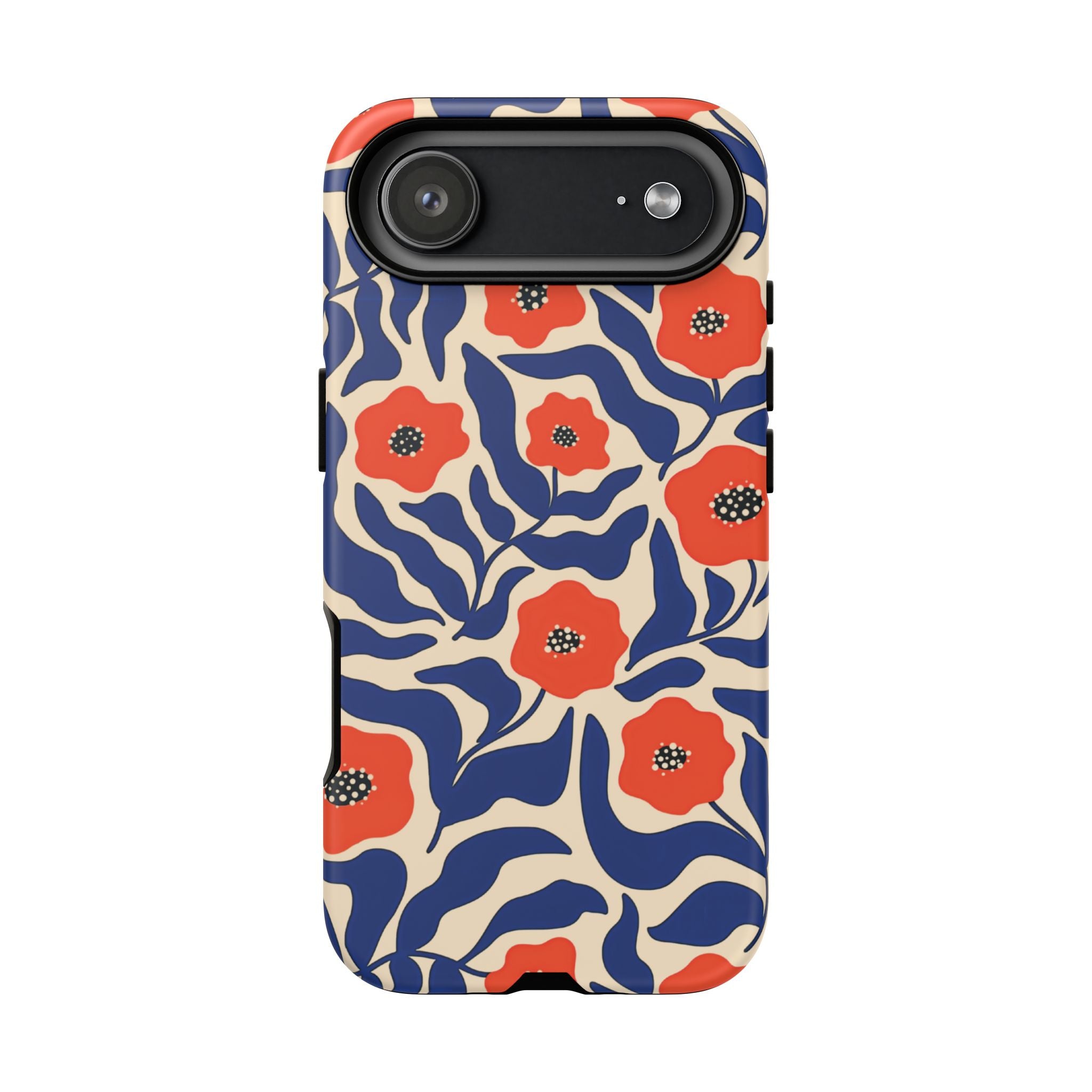 Indigo Poppy Phone Case