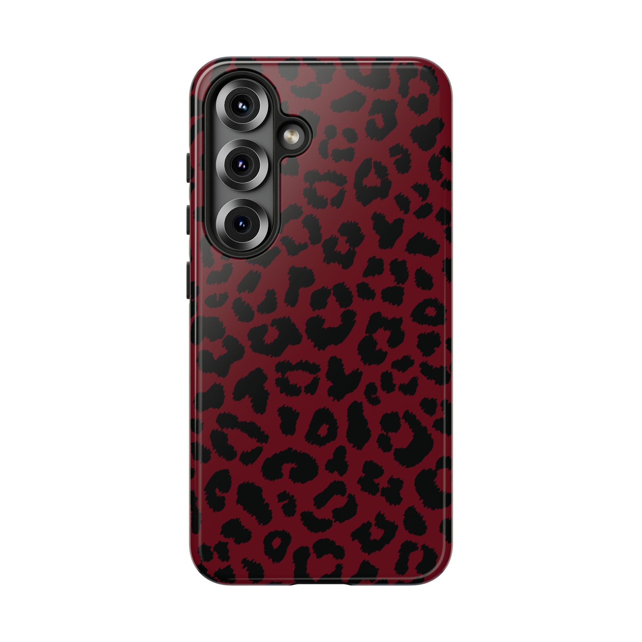 After Dark | Red Leopard Galaxy Case