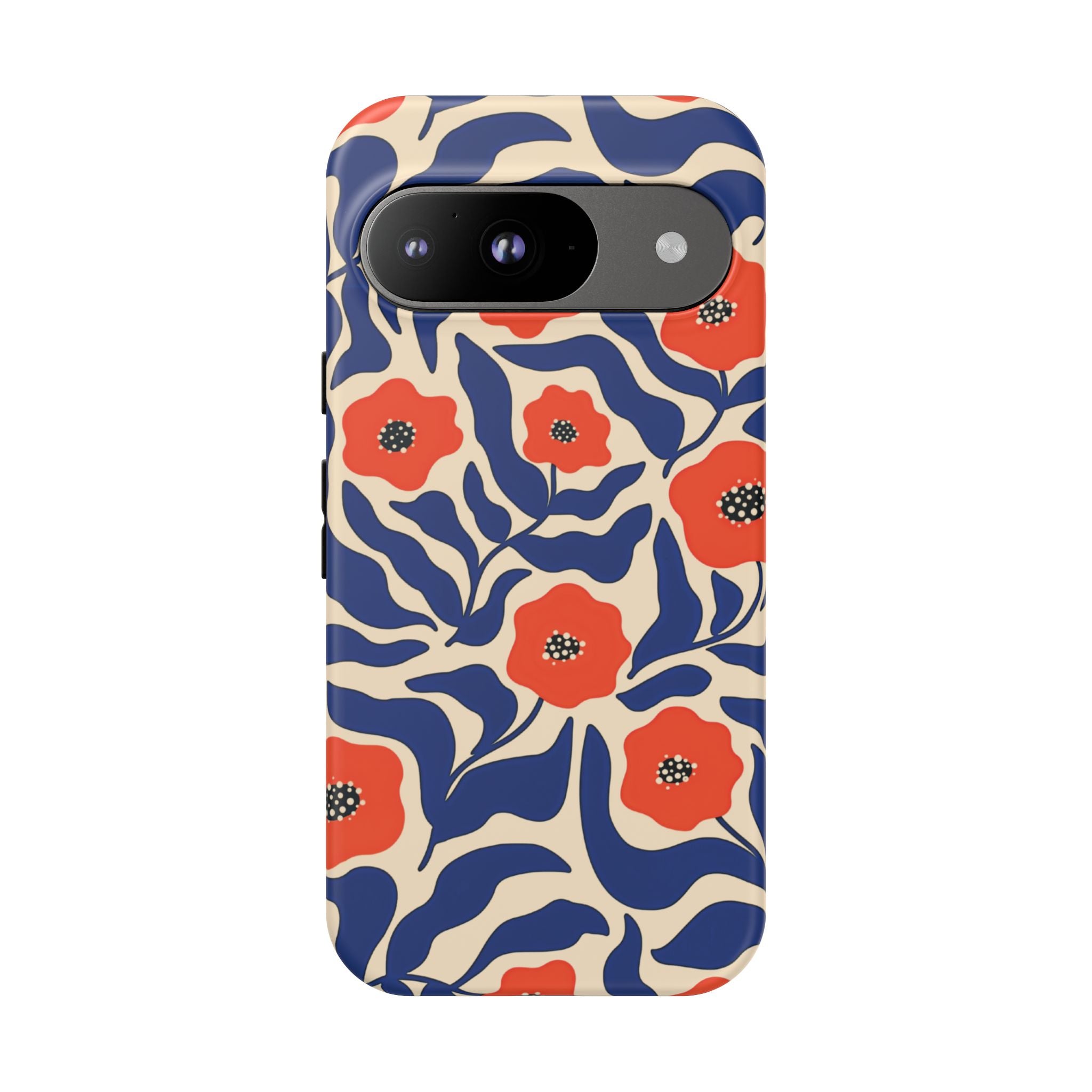 Indigo Poppy Phone Case