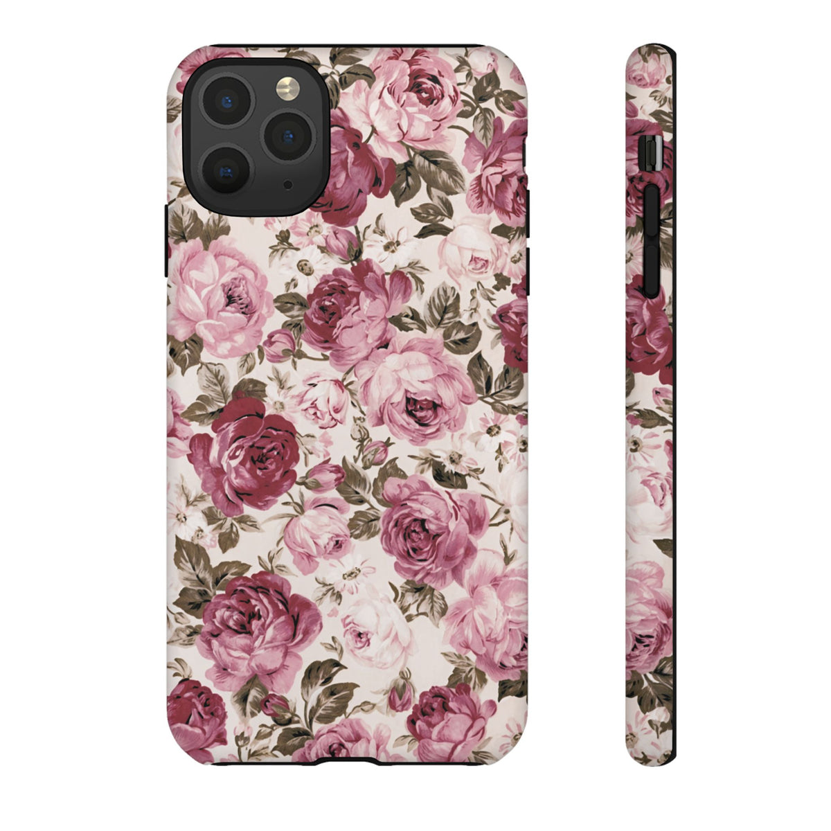 Love Story | Vintage Pink Rose Floral iPhone Case