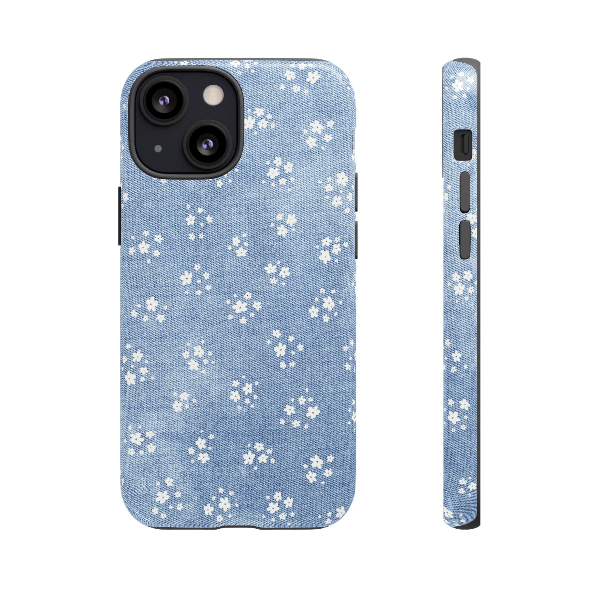 Denim Daisy Phone Case
