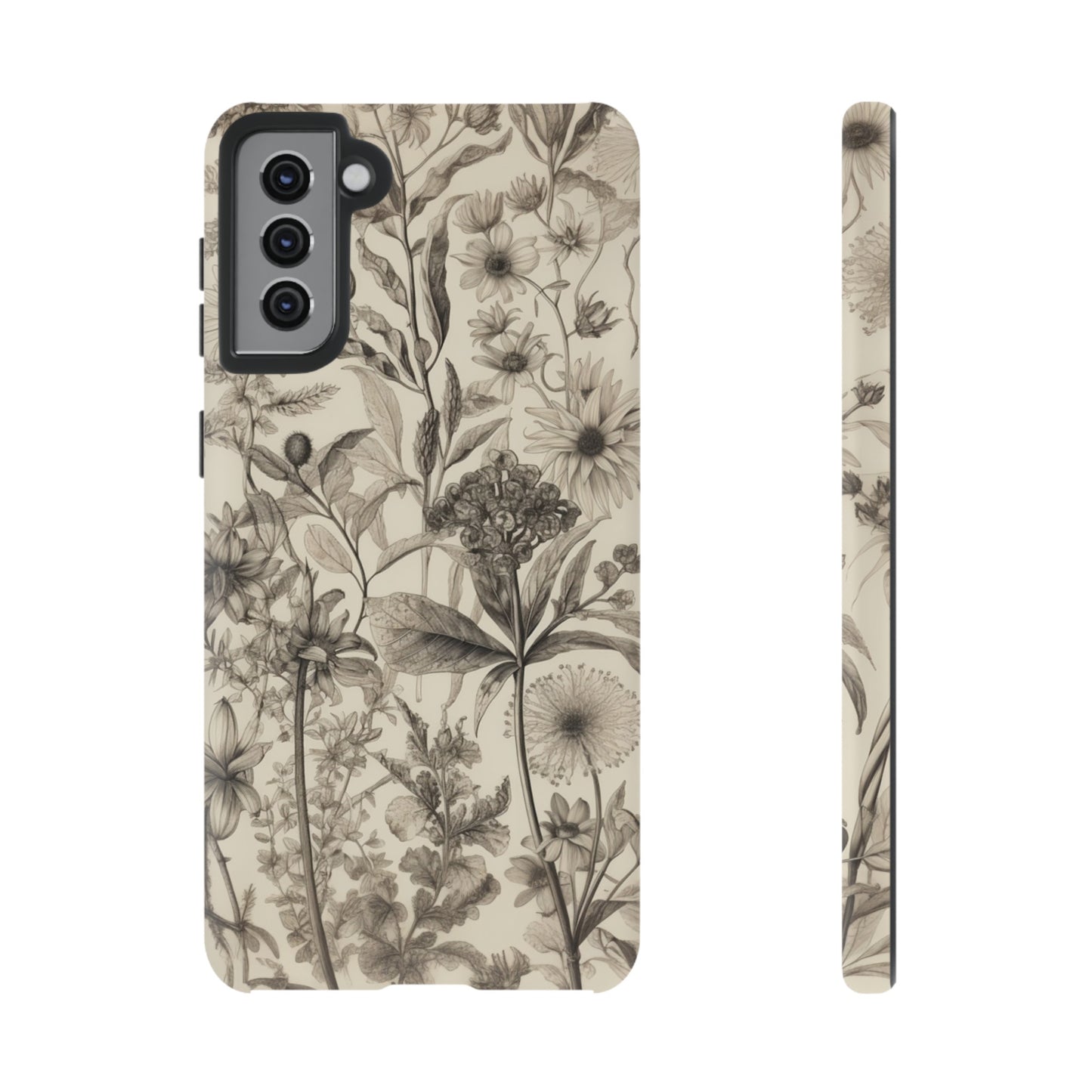 Vintage Wildflowers | Neutral Floral Case