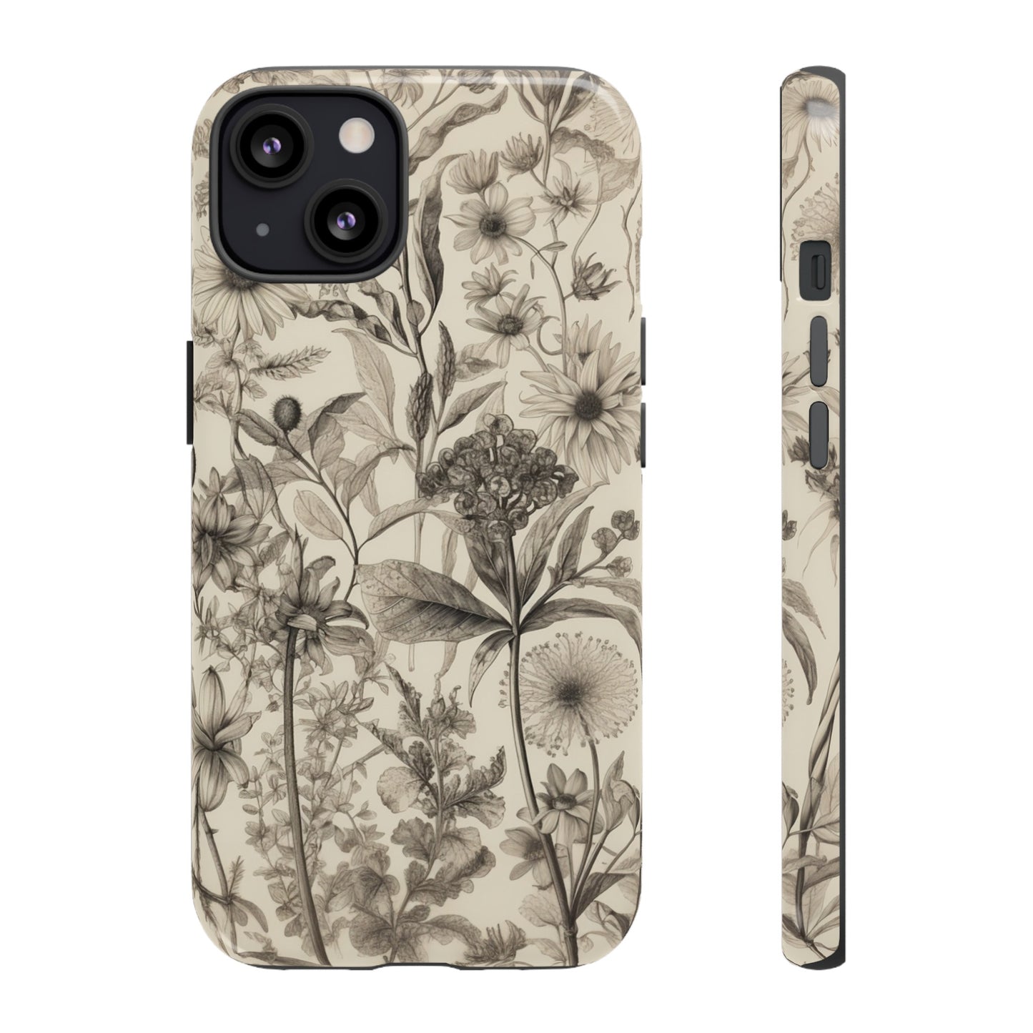 Vintage Wildflowers | Neutral Floral Case