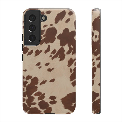 Rodeo Girl | Brown Cow Print Case