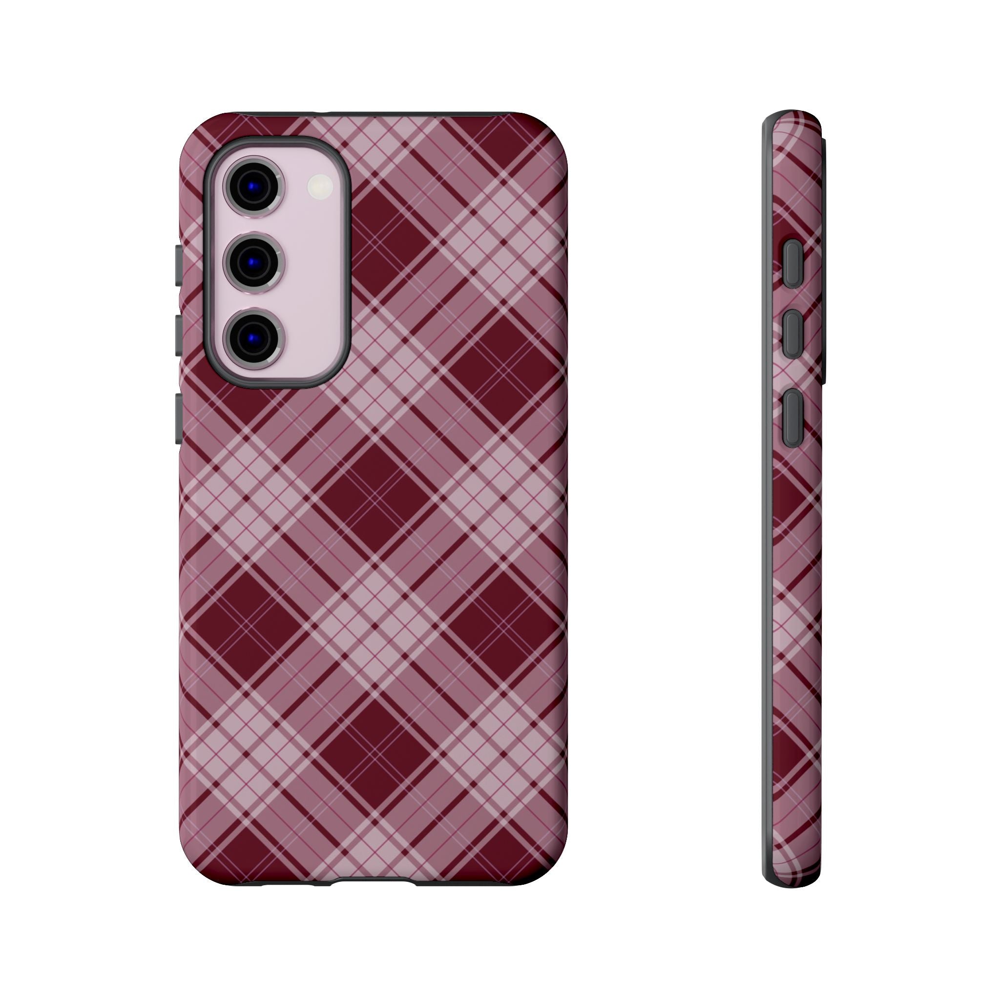 Berry Cute | Plaid Galaxy Case