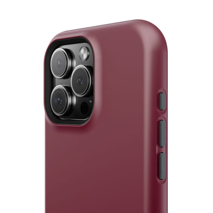 Burgundy Bliss | Satin Finish iPhone Case