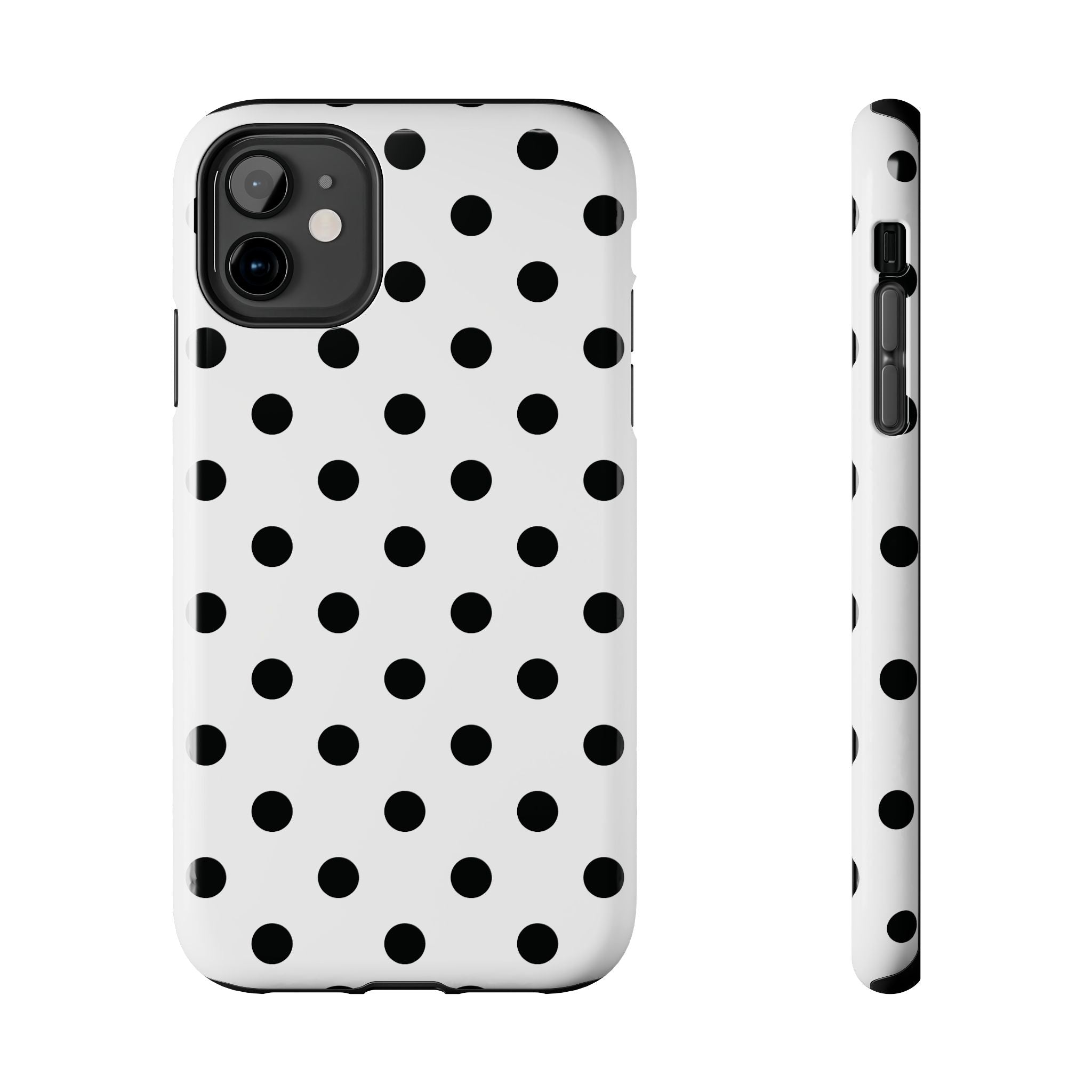 Polka Dots White iPhone Case