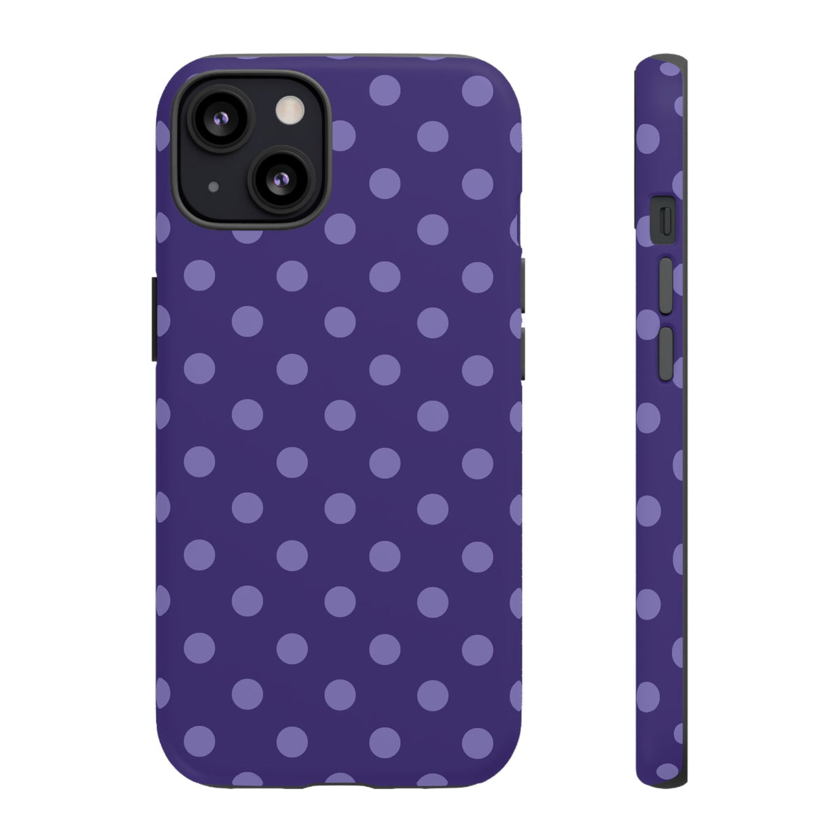 Plum Pop | Polka Dot iPhone Case