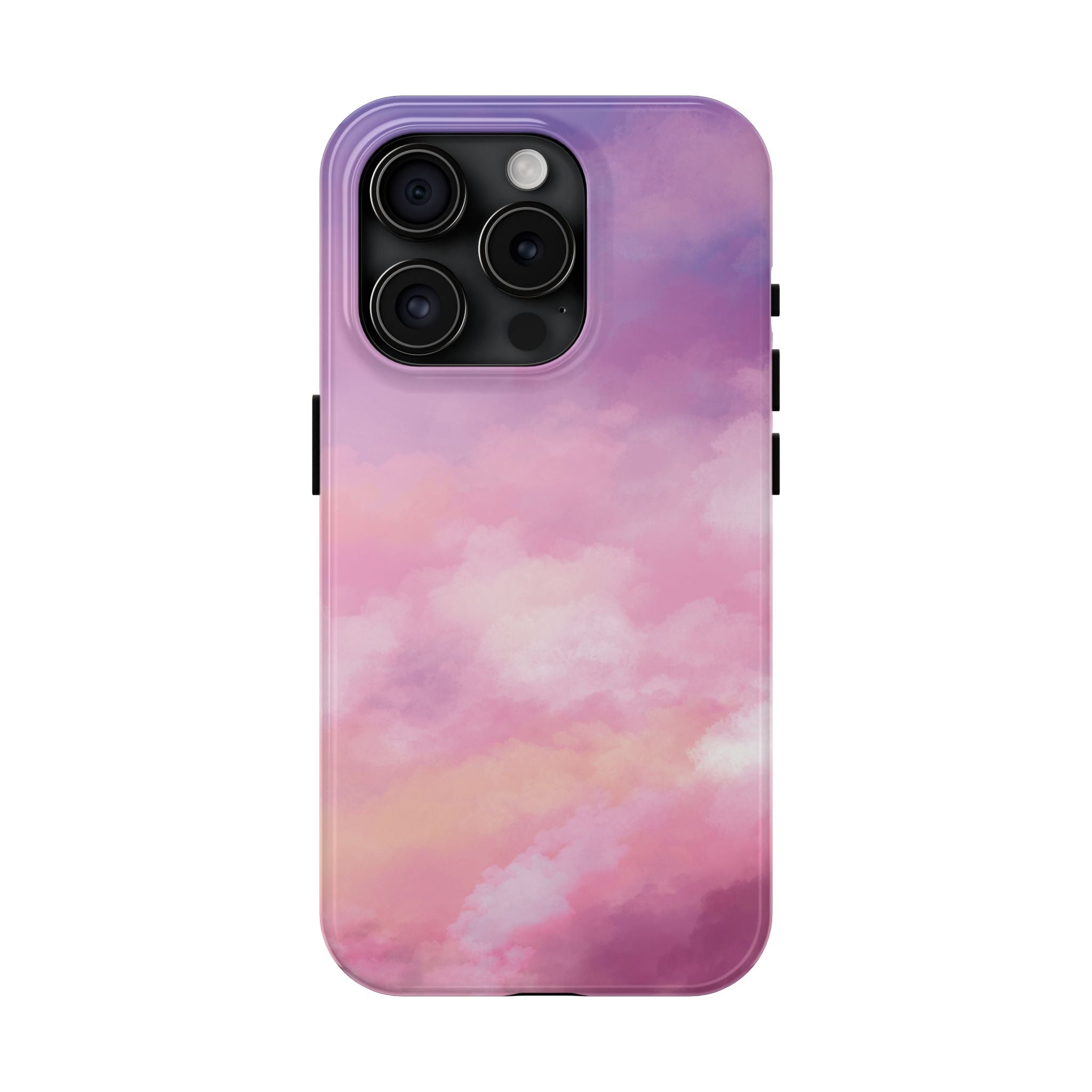 Stormy Purple Abstract iPhone Case