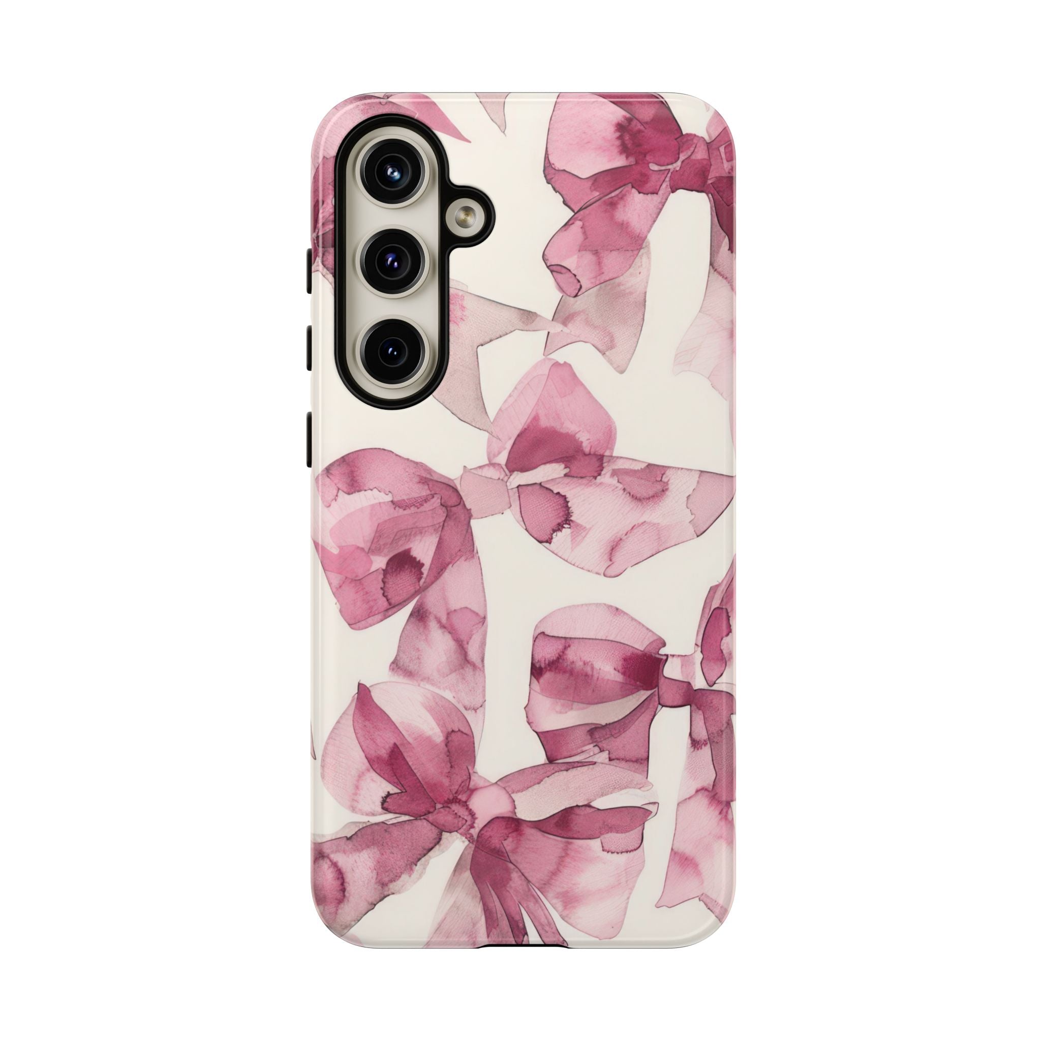 Whimsy Pink Bow Galaxy Case