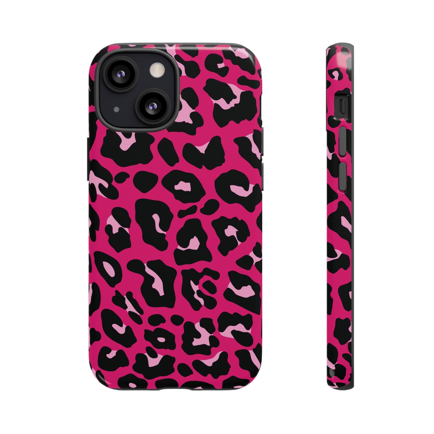 Fierce | Pink Leopard Print iPhone Case