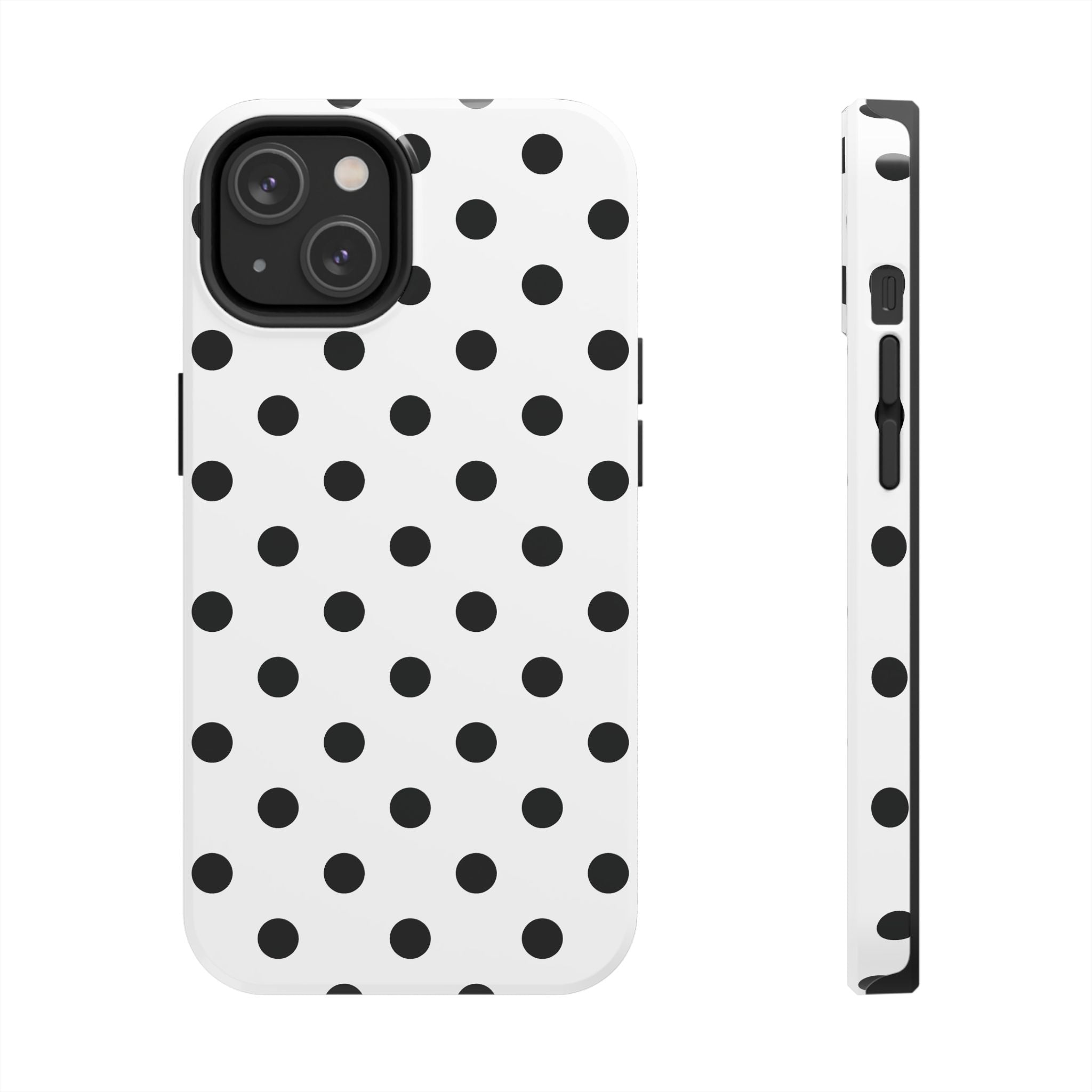 Polka Dots White iPhone Case