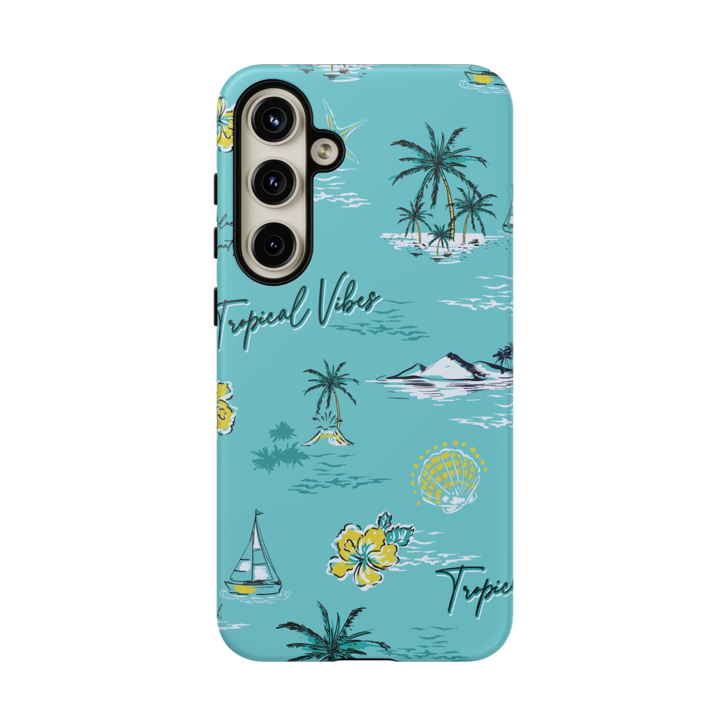 Tropical Vibes | Blue Island Vacation Case