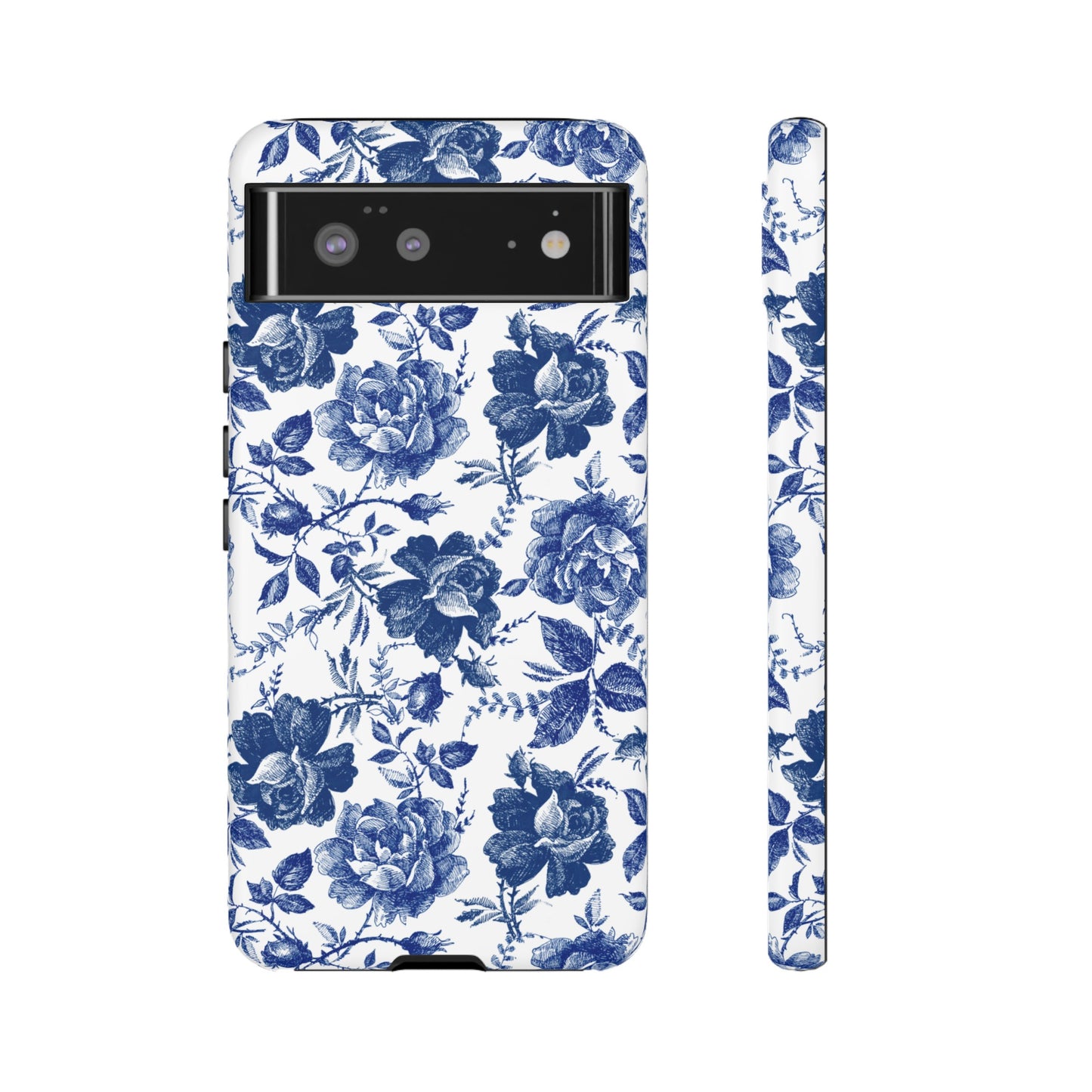 Indigo Rose | Blue Floral Case