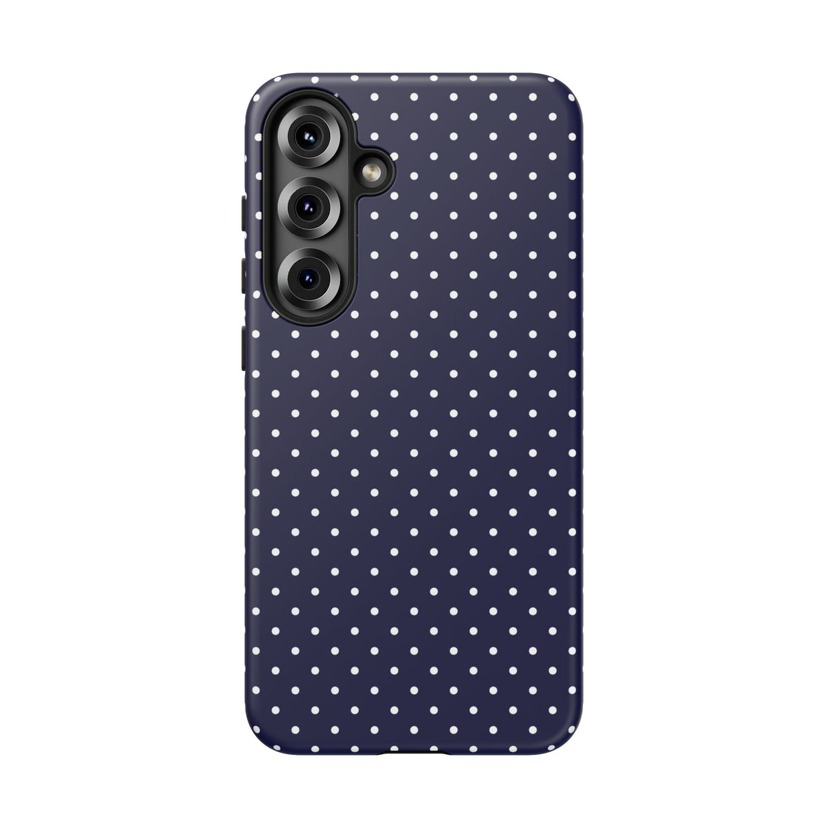 Dotty Chic | Navy Blue Polka Dot Galaxy Case