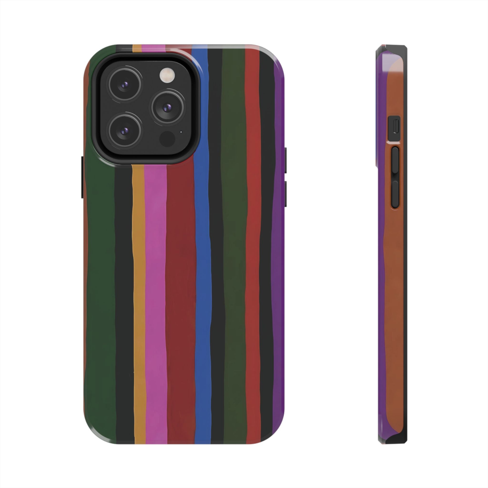 Painted Stripes iPhone Case