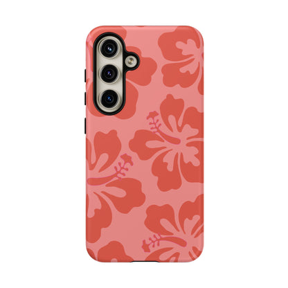 Island Life | Orange Hibiscus Floral Case