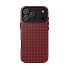 Bad Romance | Red Gingham MagSafe Case