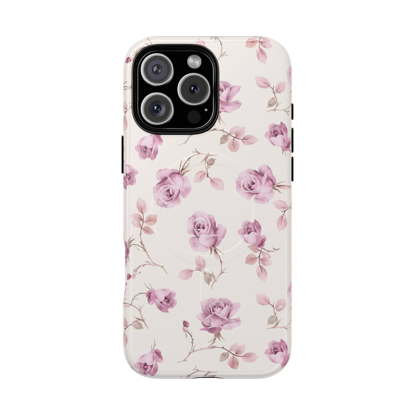 Funda MagSafe con diseño floral y estilo vintage Rose