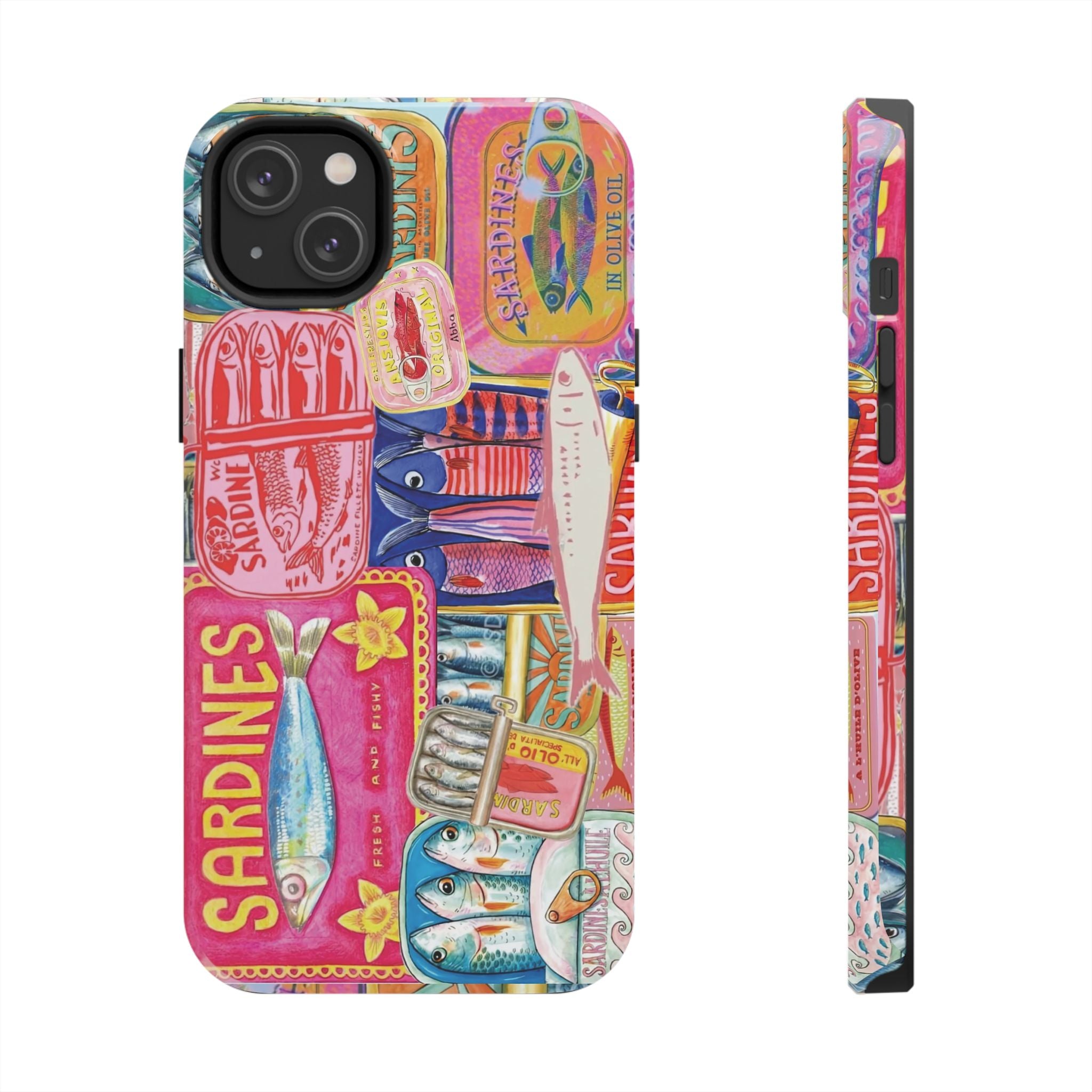 Sardines Collage iPhone Case