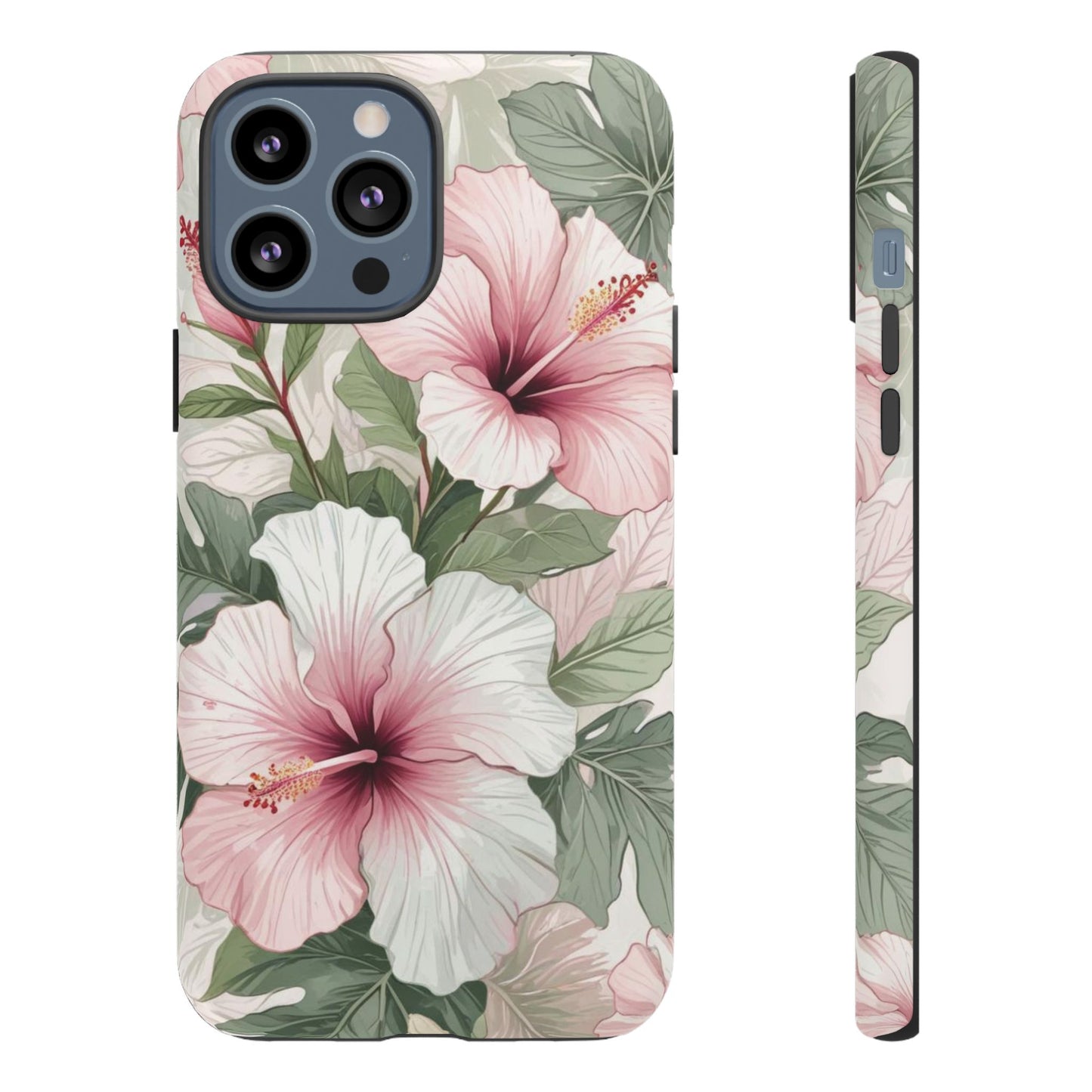 Island Hopping | Green & Pink Tropical Floral Case