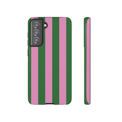 Retro Stripe | Pink & Green Y2K Case