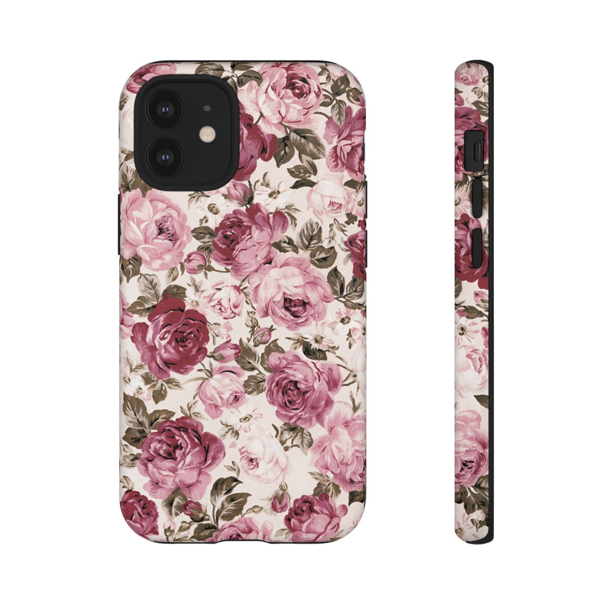 Love Story | Vintage Pink Rose Floral iPhone Case