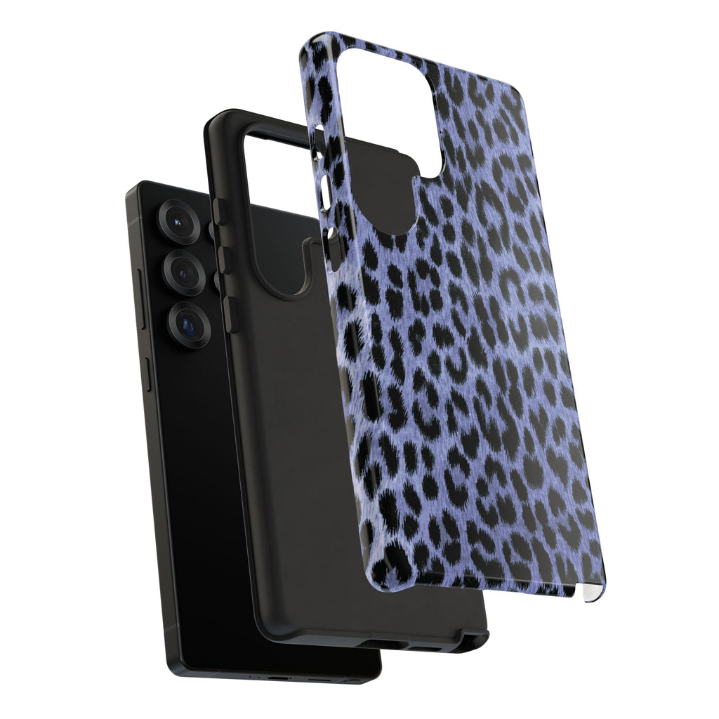 Untamed | Blue Leopard Galaxy Case