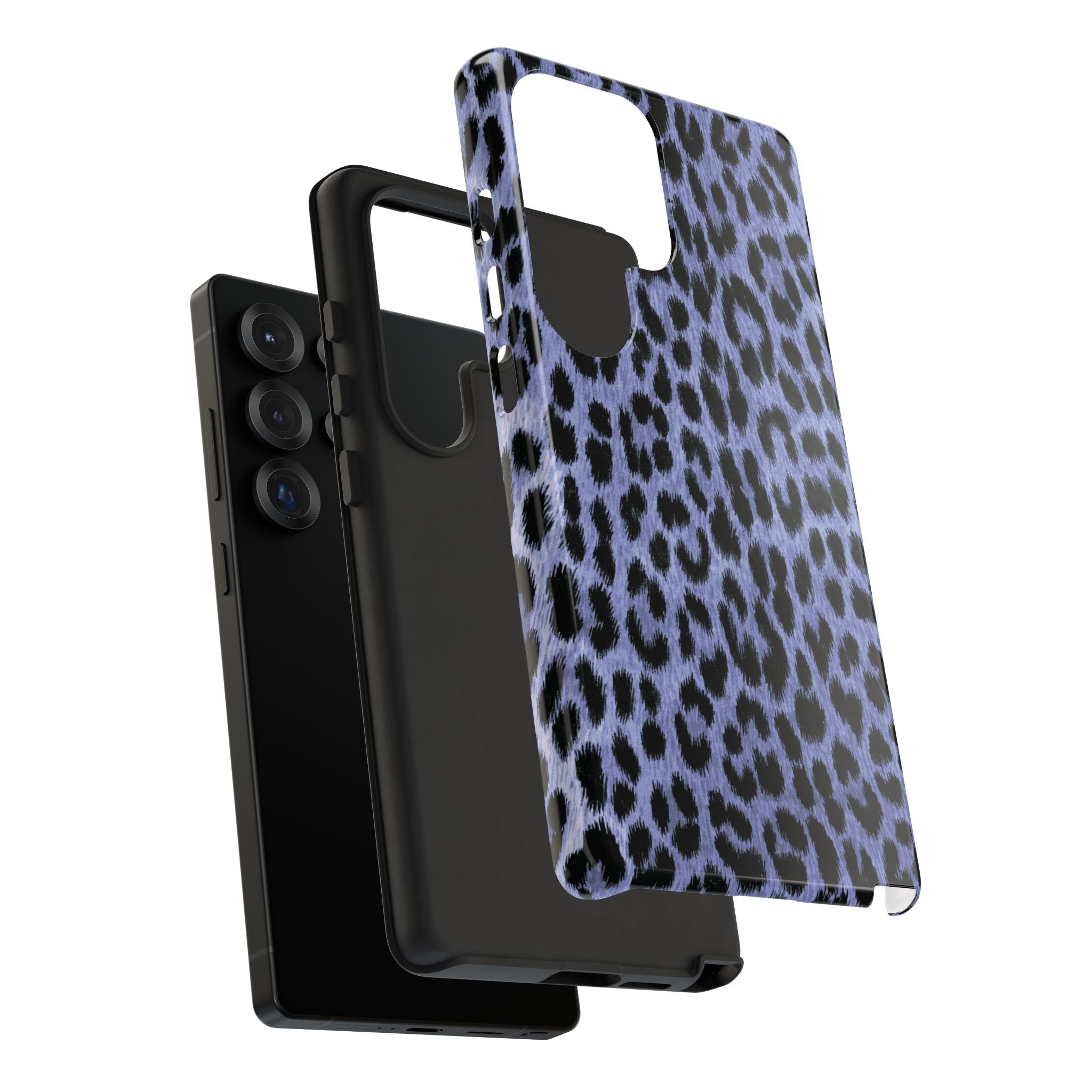 Untamed | Blue Leopard Galaxy Case