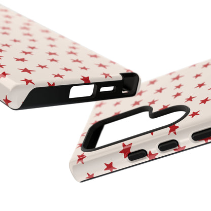 Starstruck | Red Stars Galaxy Case