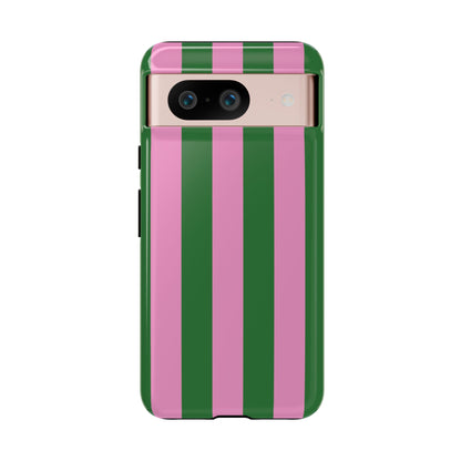 Retro Stripe | Pink & Green Y2K Case