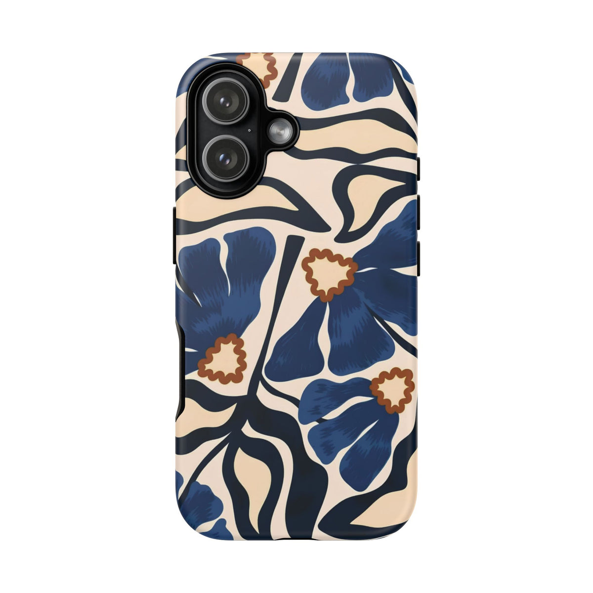 Blue Note | Painted Floral iPhone Case
