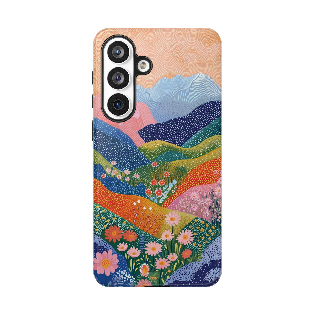 Scenic Route | Colorful Mountain Floral Galaxy Case