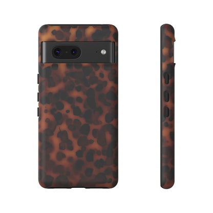 Shell Game | Dark Abstract Tortoise Print Case