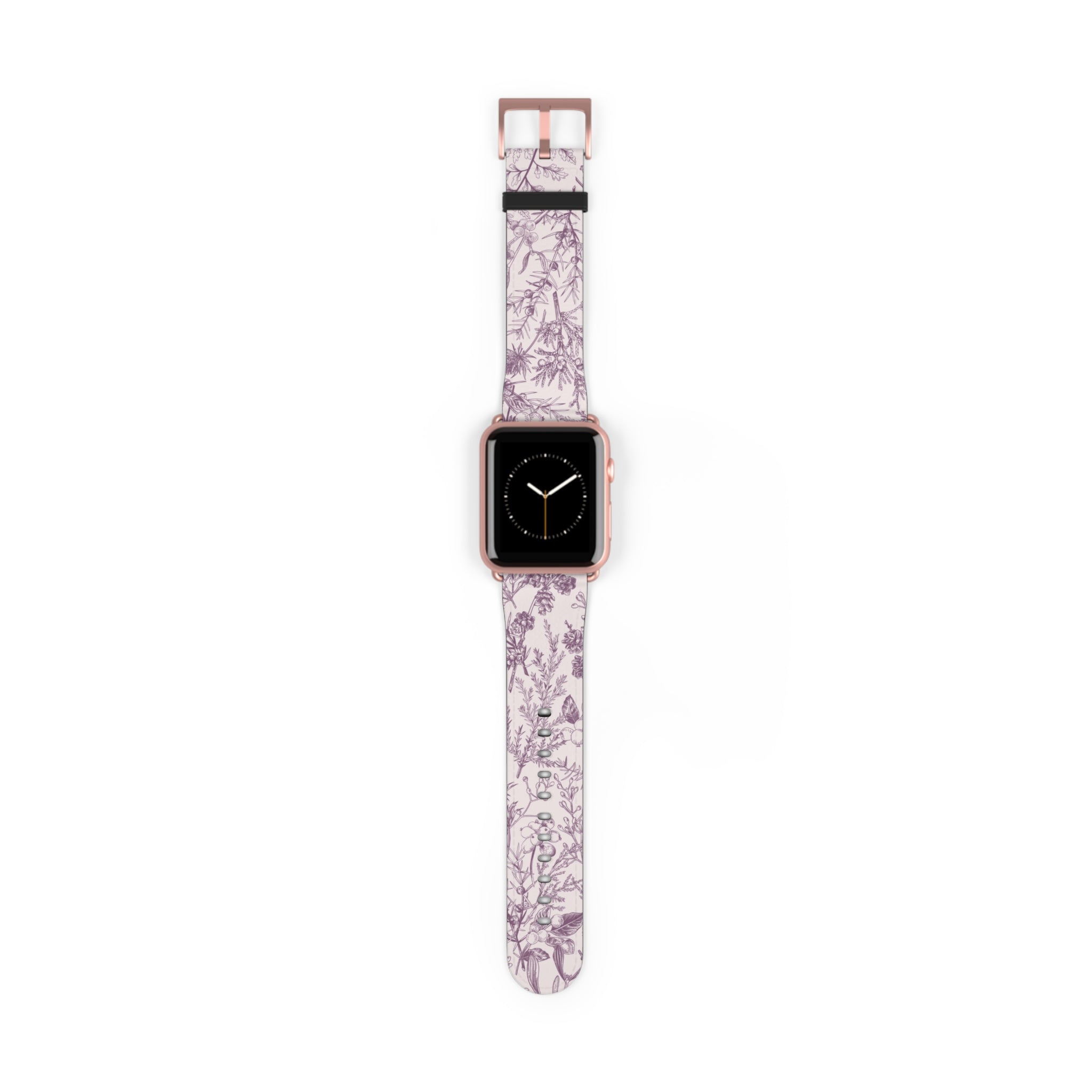 Plum Botanical Apple Watch Band