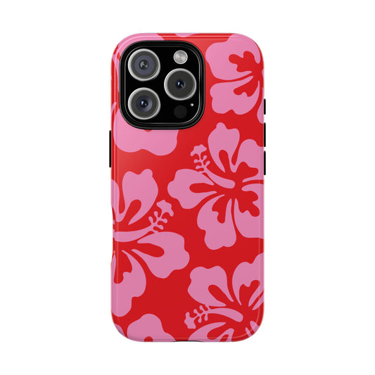 Coque iPhone à motif floral d'hibiscus | Island Vibe