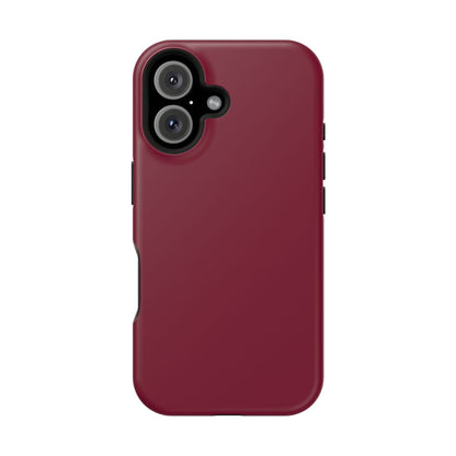 Burgundy Bliss | Satin Finish iPhone Case