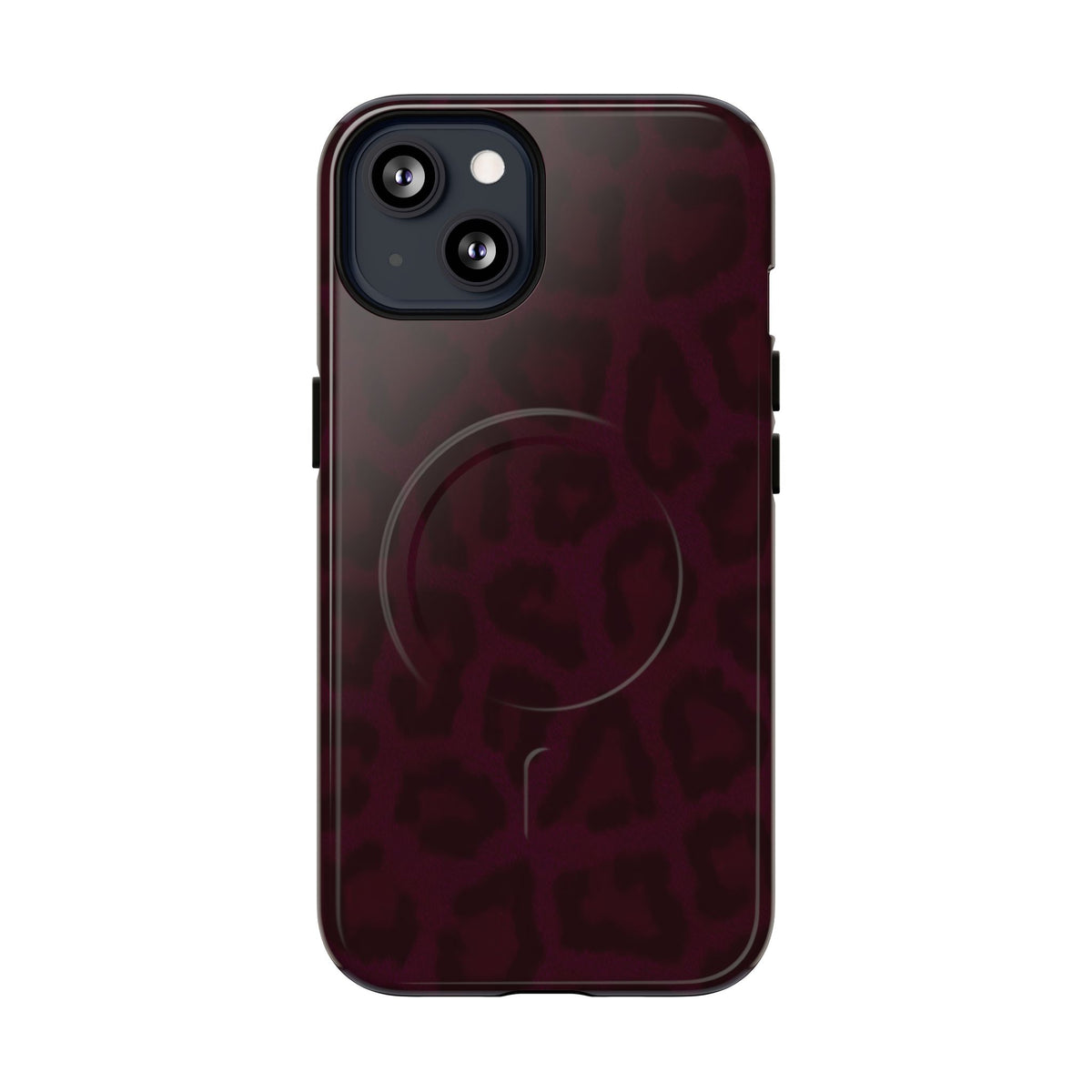 Black Cherry | Burgundy Leopard MagSafe Case