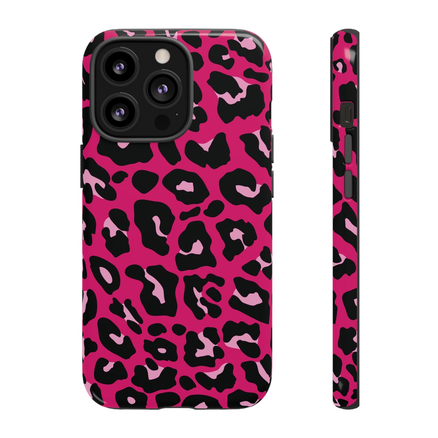 Fierce | Pink Leopard Print iPhone Case