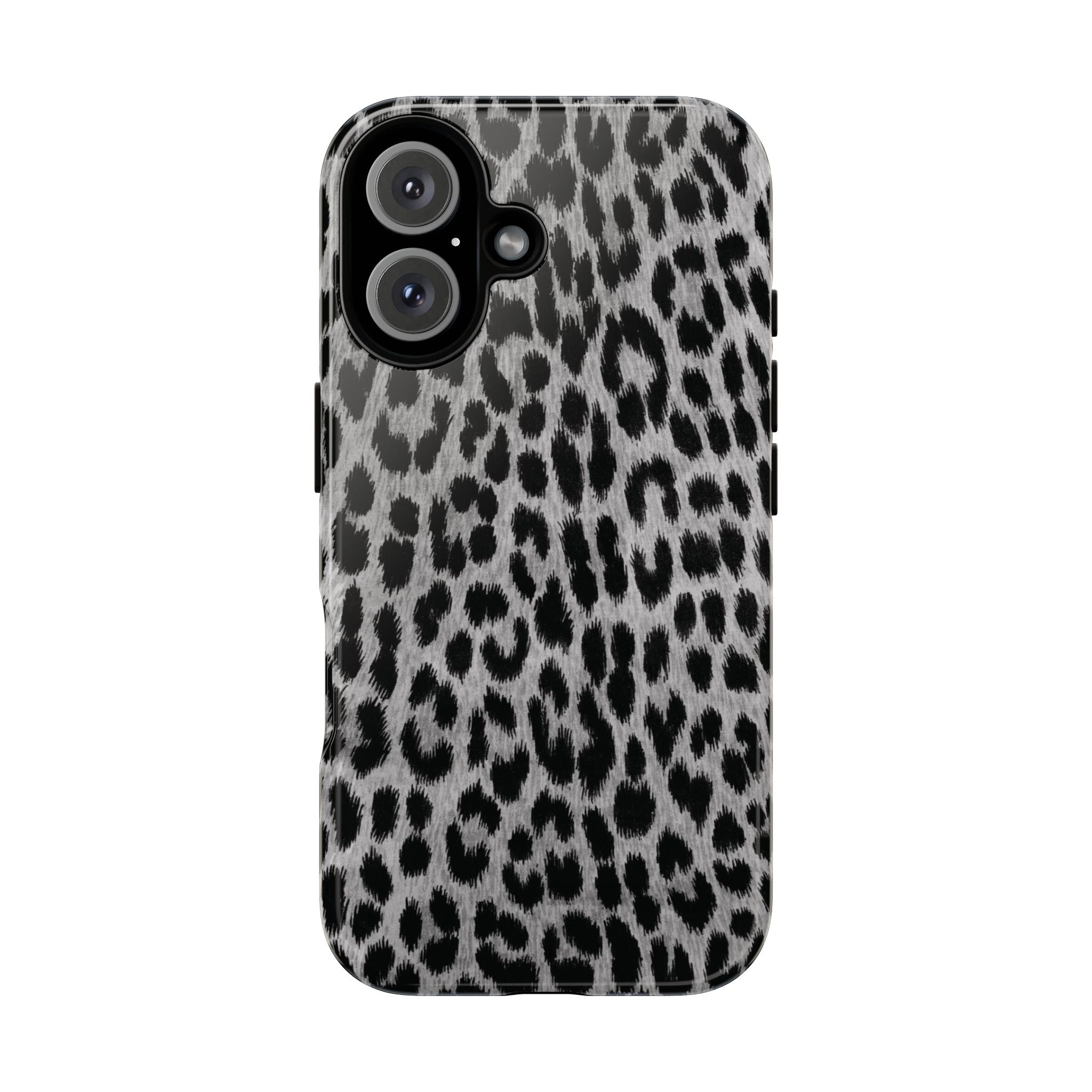 Funda para iPhone con estampado de leopardo gris | Trendsetter