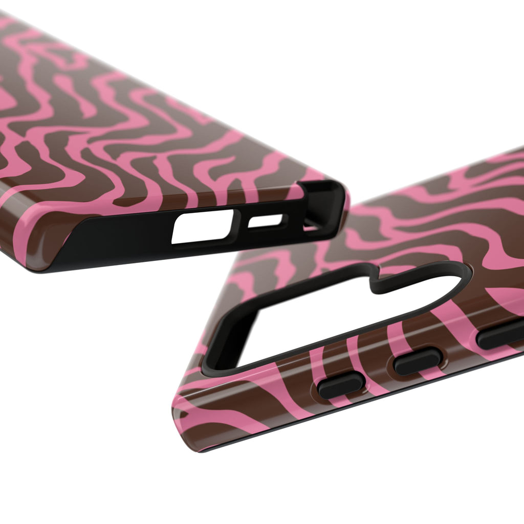 Pink Instinct | Zebra Print Galaxy Case