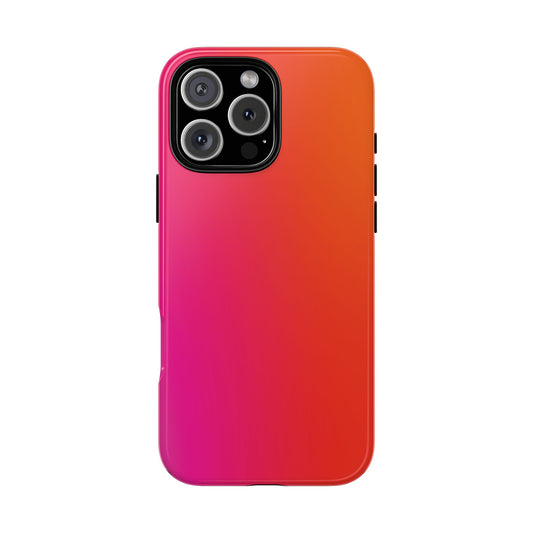 Funda para iPhone con diseño ombré y puesta de sol en la isla