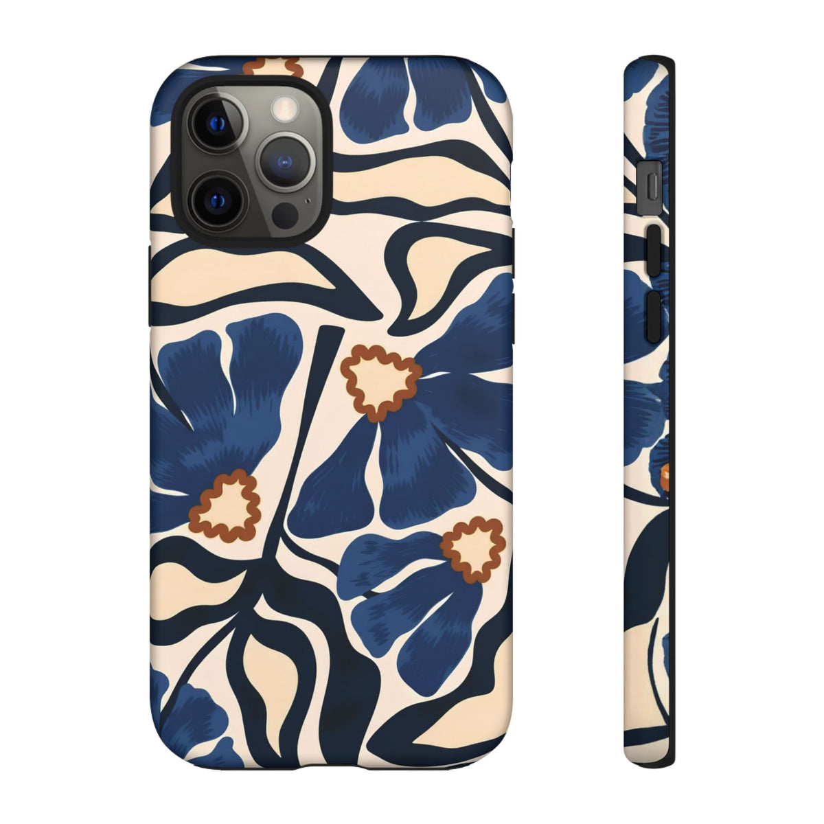 Blue Note | Painted Floral iPhone Case