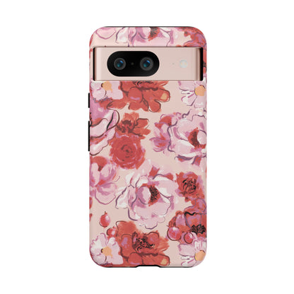 Charmed | Pink Painted Roses Case