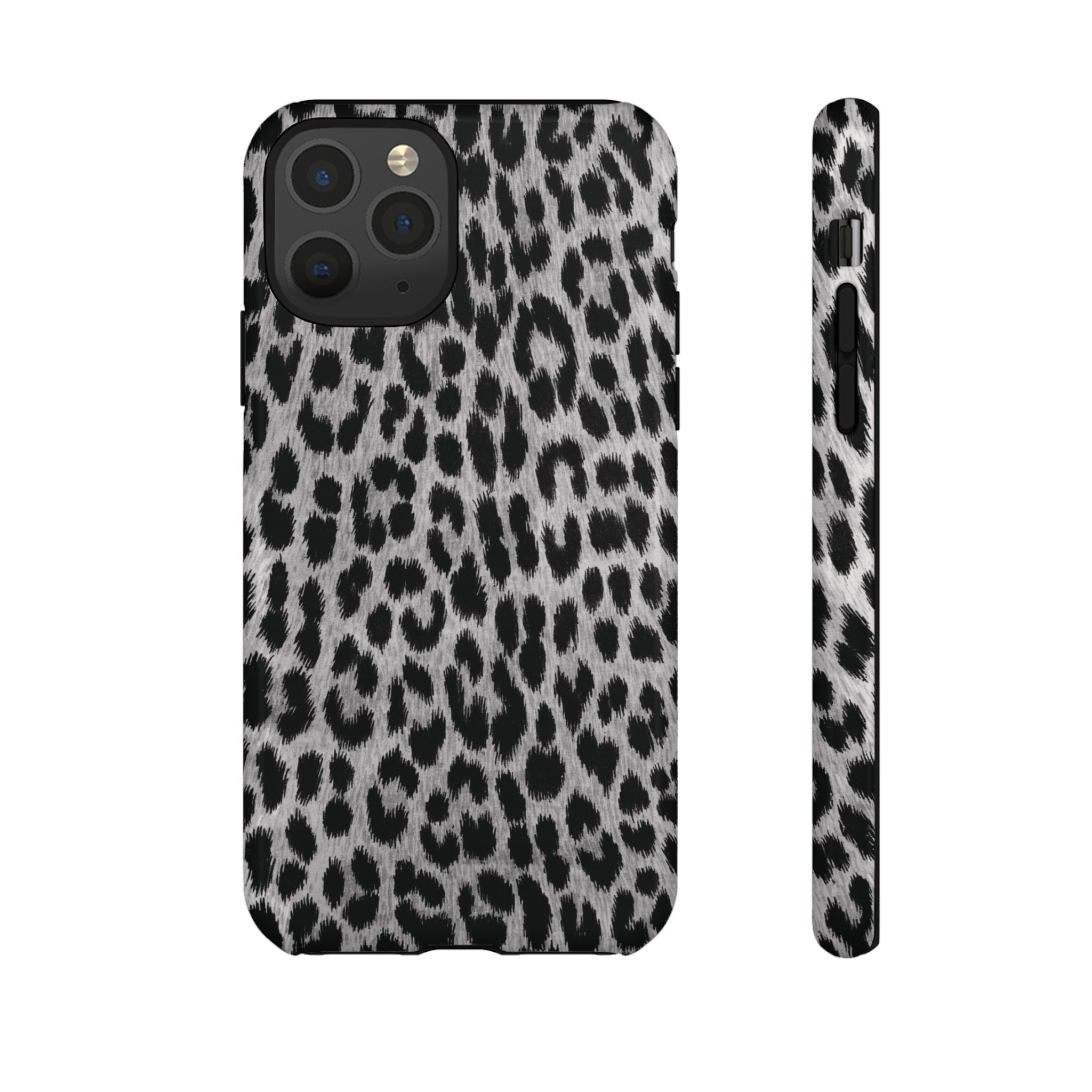 Funda para iPhone con estampado de leopardo gris | Trendsetter
