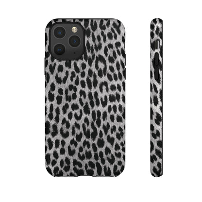 Trendsetter | Gray Leopard Print iPhone Case