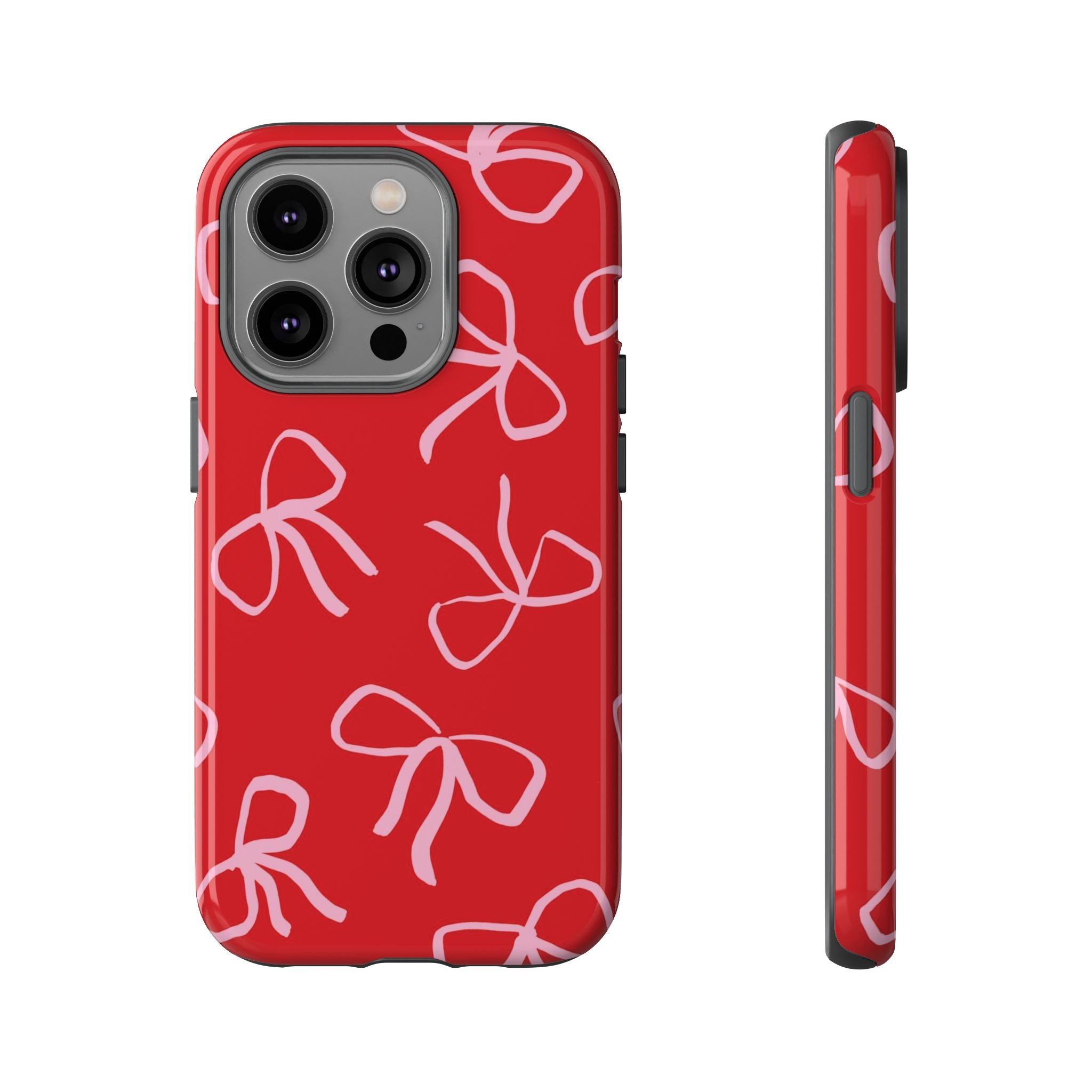 Rubans et nœuds | Coque iPhone Red Coquette