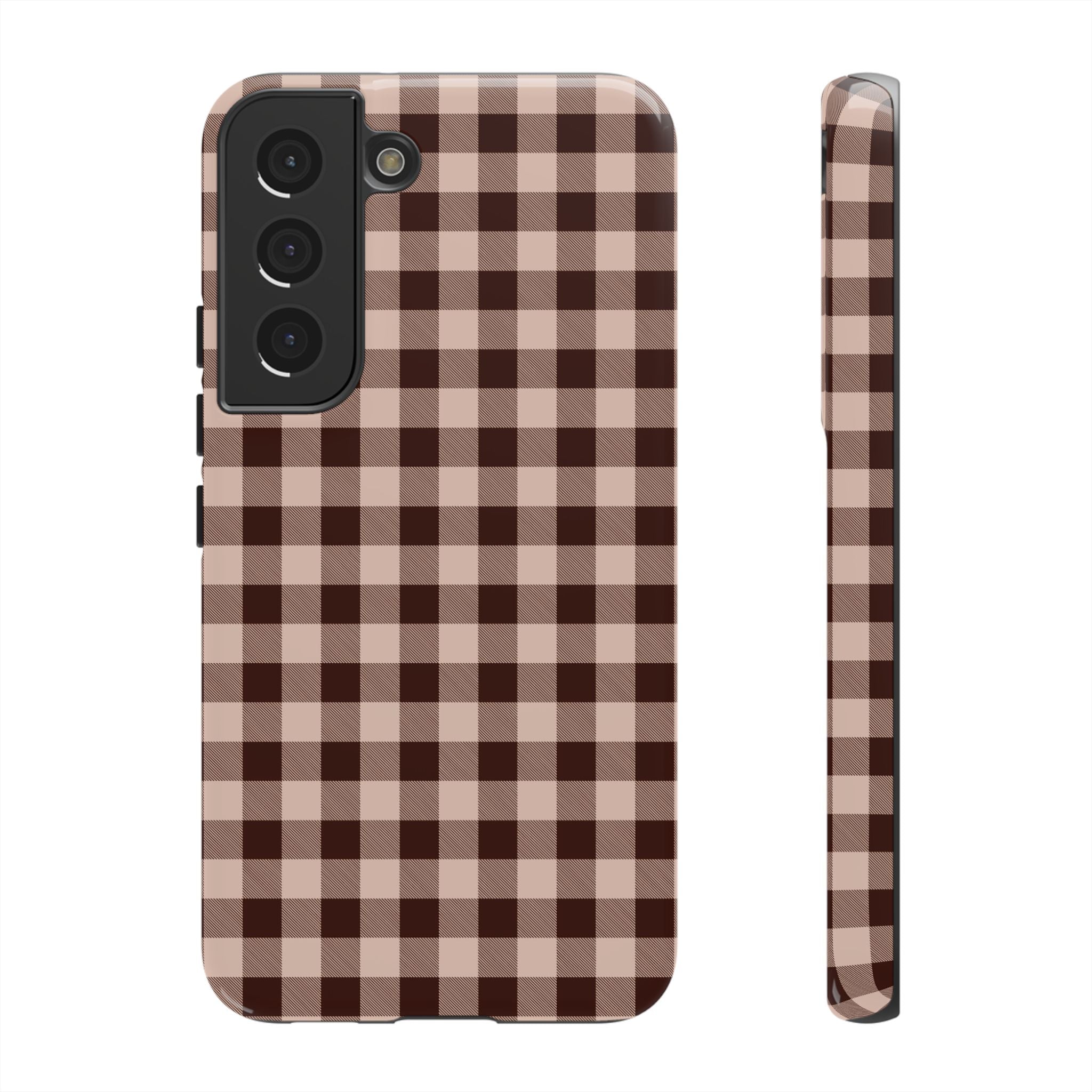 Latte Check Phone Case