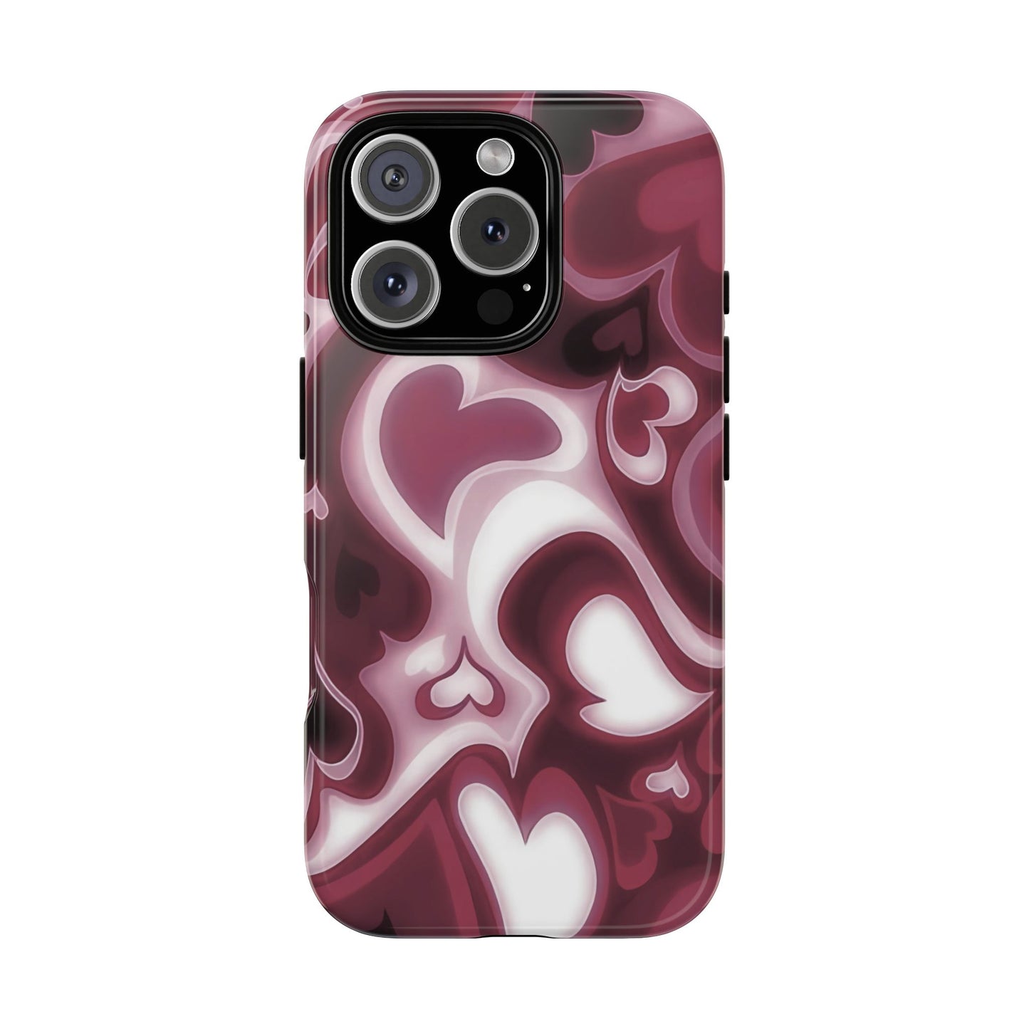 Funda para iPhone con corazones de ensueño | Corazones retro