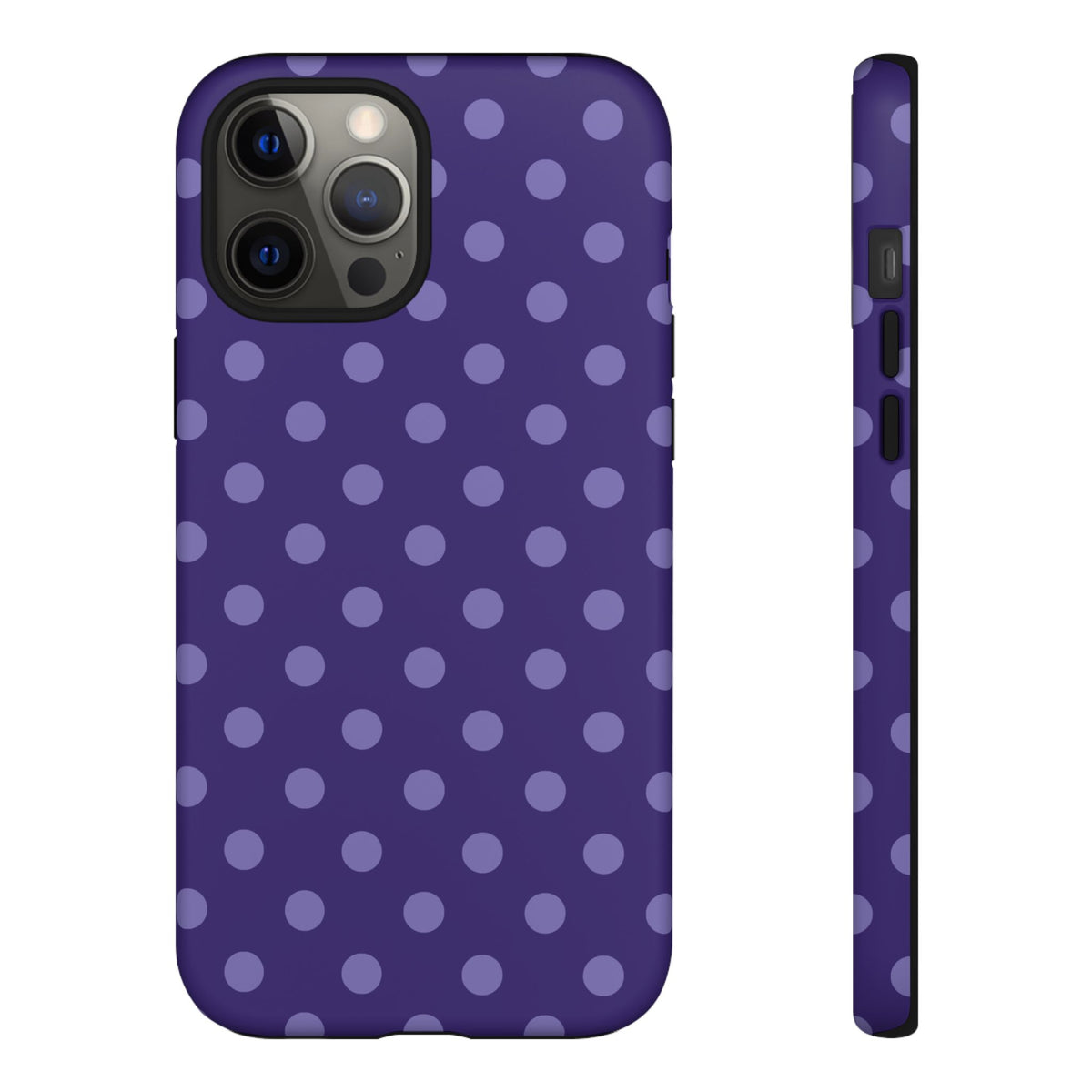 Plum Pop | Polka Dot iPhone Case
